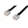 Microconnect 93068 telefono kabelis 3 m Juoda