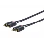 Vivolink PRORCARCA10 garso kabelis 10 m 2 x RCA juodas