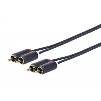 Vivolink PRORCARCA15 garso kabelis 15 m 2 x RCA juodas