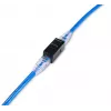 Keystone jungtis EQUIP Cat.6A neekranuota, RJ-45, plokščios konstrukcijos, juoda, 8 vnt.