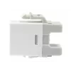 Equip Cat.6 Neekranuotas Keystone Jack LSA, Plonas Tipas, Baltas