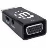 Manhattan HDMI į VGA keitiklis (su garsu), 1080p, Kištukas į Lizdą, Micro-USB maitinimo įvestis, Juodas, Trejų metų garantija