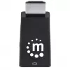 Manhattan HDMI į VGA keitiklis (su garsu), 1080p, Kištukas į Lizdą, Micro-USB maitinimo įvestis, Juodas, Trejų metų garantija
