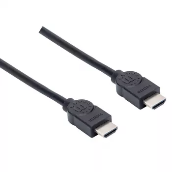 HDMI kabelis Manhattan HDMM150CM 4K@30Hz 1,5m Vyriškas-Vyriškas Juodas