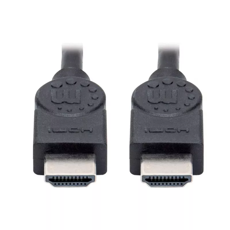 HDMI kabelis Manhattan HDMM150CM 4K@30Hz 1,5m Vyriškas-Vyriškas Juodas