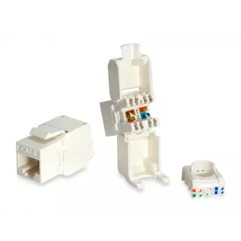 Cat.6 neekranuotas keystone jack Toolfree Equip 769216