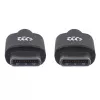 USB-C laidas Manhattan USB2CC1M 1 m, vyriškas į vyrišką