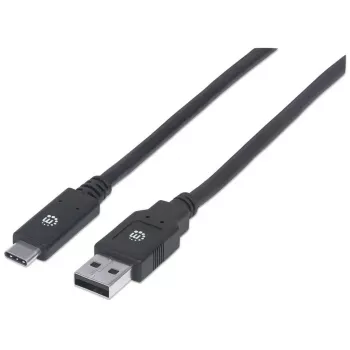 USB-C į USB-A laidas Manhattan 354974 2m vyriškas į vyrišką