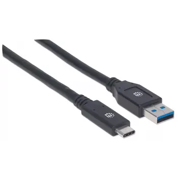 USB-C į USB-A laidas Manhattan 354981 3 m, vyriškas į vyrišką