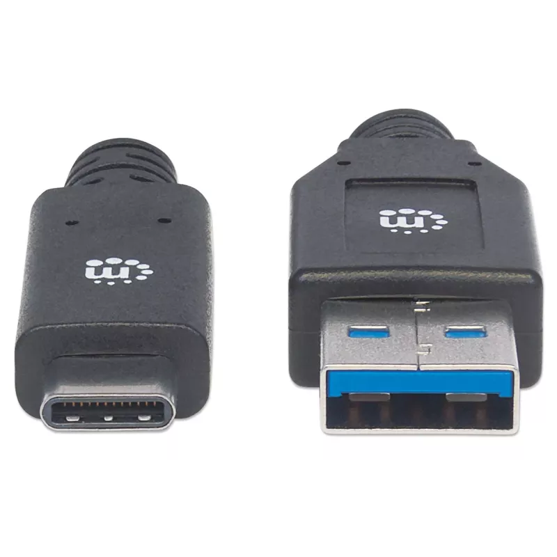 USB-C į USB-A laidas Manhattan 354981 3 m, vyriškas į vyrišką