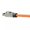 Tinklo kabelis LogiLink MP0040 RJ-45 1m juodas metalinis