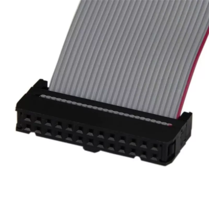 StarTech.com PLATE25F16LP – Žemo profilio 16 colių lygiagrečiojo prievado juostinis adapteris su laikikliu, DB25 (M) į IDC26