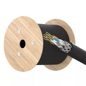 Lanview LVN6305SOUT – Cat6A S/FTP lauko kabelis su PUR apvalkalu