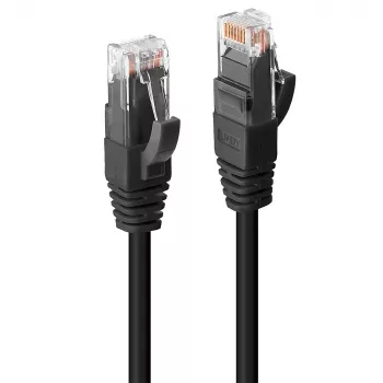Lindy 45432 tinklo kabelis, 1 m, juodas, Cat6 U/UTP (LSZH)