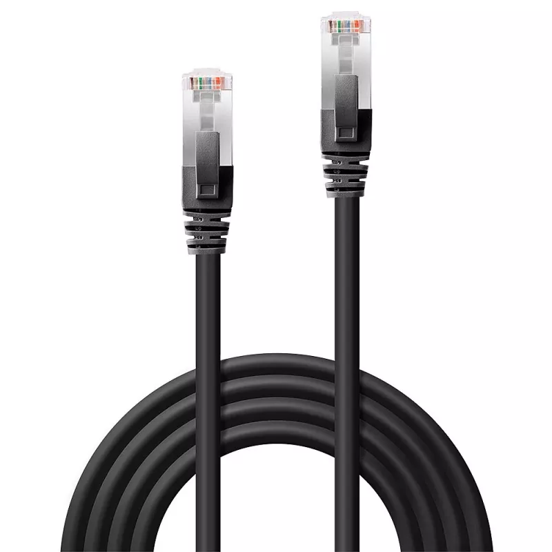 Lindy 45602 tinklo kabelis juodas 1 m Cat6 S/FTP (S-STP)