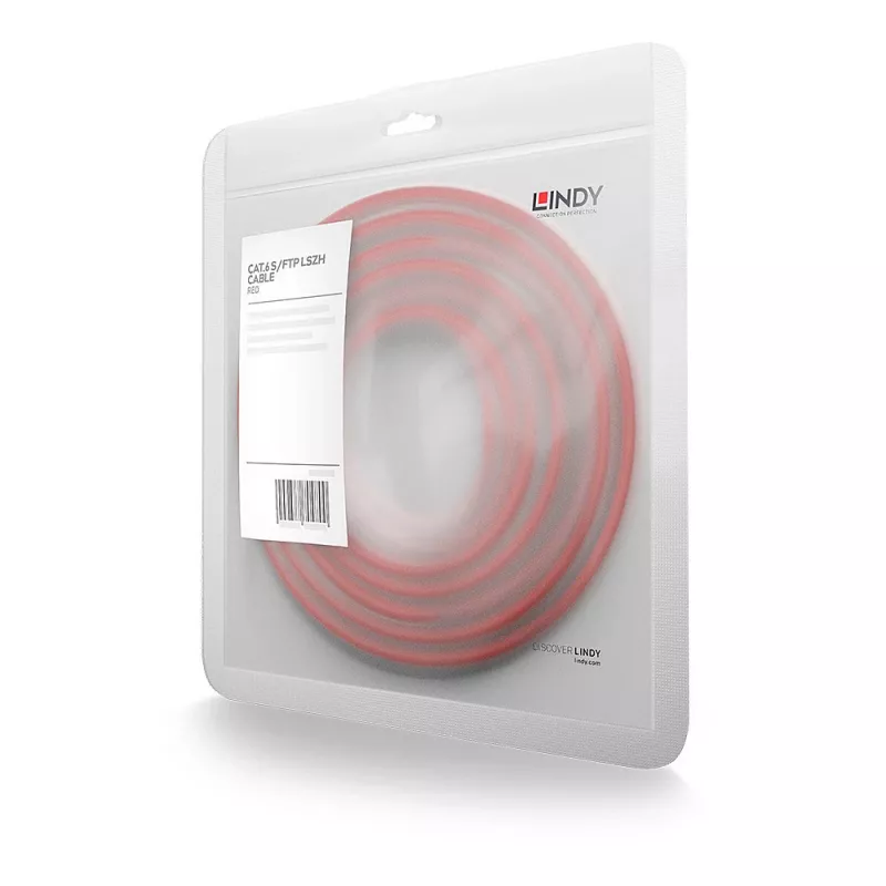 Lindy 45624 tinklo kabelis Raudonas 3 m Cat6 S/FTP (S-STP)