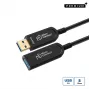 Microconnect MC-USB3.0AAF25AOP aktyvus optinis USB laidas 25 m USB 3.2 Gen 2 USB A juodas