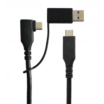 MicroConnect USB3.1CC1MDE USB laidas USB 3.2 Gen 1 (3.1 Gen 1) 1 m USB-C juodas