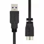 ProXtend USB-A 3.2 Gen 1 į Micro B laidas, juodas, 1 m, 5 Gbit/s