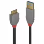 Lindy 2 m USB 3.2 Type A į Micro-B laidas, 5 Gbps, Anthra Line