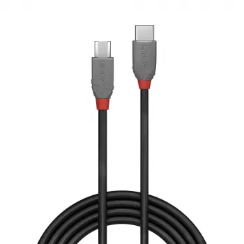 Lindy 1 m USB 2.0 Type C – Micro-B laidas, Anthra Line