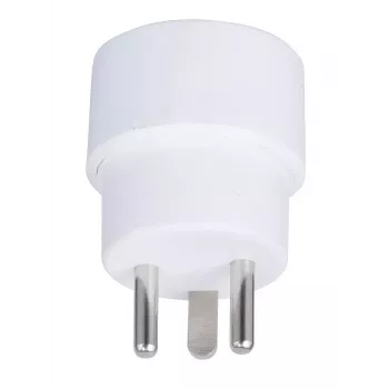 Maitinimo kištuko adapteris MicroConnect GRUPADK, Type K (DK) → Type E (FR), baltas