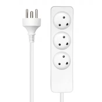 Microconnect MC-GRU0350DK ilginimo laidas 5 m 3 AC lizdai Vidaus baltas