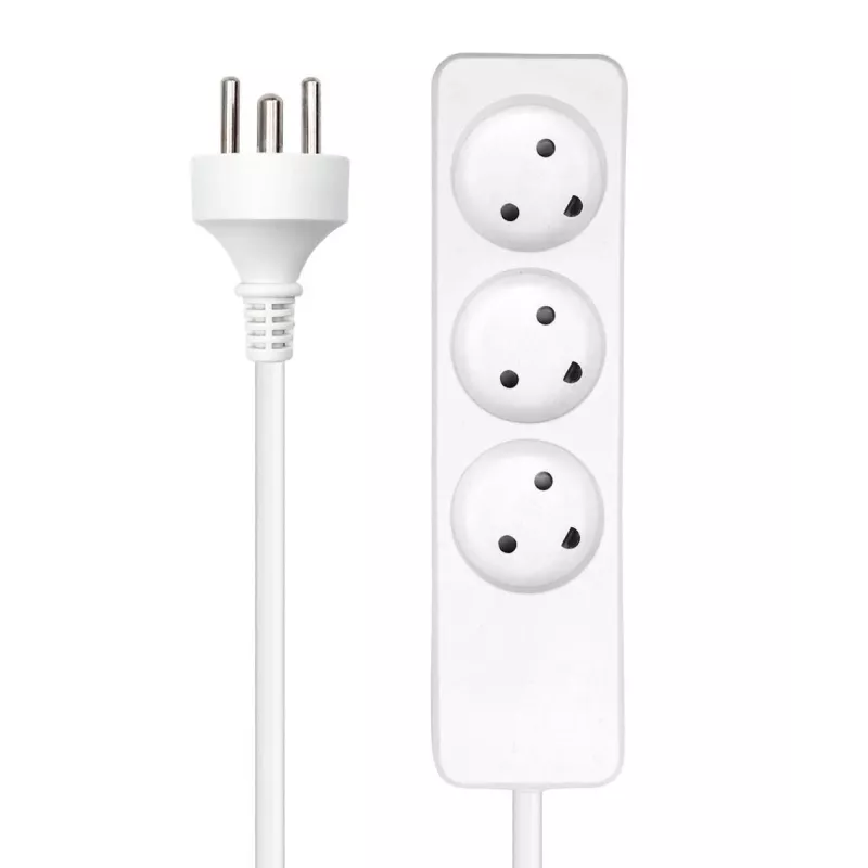 Microconnect MC-GRU0350DK ilginimo laidas 5 m 3 AC lizdai Vidaus baltas