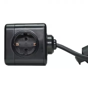 Microconnect GRUCUBE2USB-B3 maitinimo ilgintuvas 3 m 3 AC kištukiniai lizdai Vidaus patalpoms Juoda
