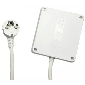 MicroConnect MC-PSSQUARE040150FRW ilgintuvas 1,5 m 4 AC lizdai Baltas