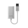 Garso keitiklis Lindy USB Type A į garso išvestį, sidabrinis/baltas, 25 g