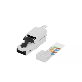 Lanview LVN125445-CAT6A-UTP RJ45 kištukas Cat6a U/FTP kabeliams