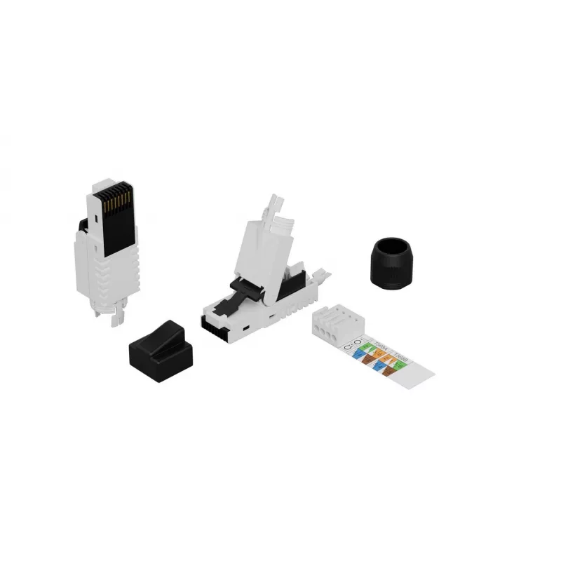 Lanview LVN125445-CAT6A-UTP RJ45 kištukas Cat6a U/FTP kabeliams