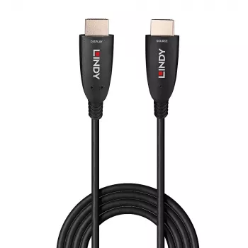 HDMI kabelis Lindy 38513 30m HDMI A tipo kištukas 2.1 48 Gbit/s juodas
