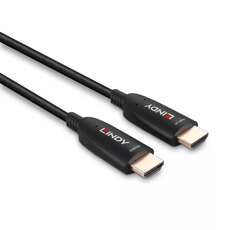 HDMI kabelis Lindy 38513 30m HDMI A tipo kištukas 2.1 48 Gbit/s juodas