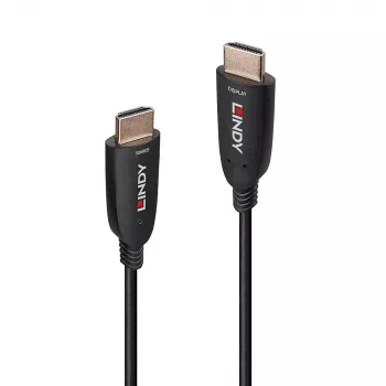 Lindy 40m Fibre Optic Hybrid HDMI 8K60 laidas 48 Gbit/s juodas