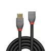 Lindy 0,5m HDMI 2.0 Aukštos spartos ilginamasis kabelis, Anthra Line