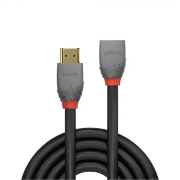Lindy 1 m aukštos spartos HDMI ilginimo laidas, Anthra Line