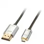 Lindy 3m CROMO Slim Active High Speed HDMI 2.0 A/D laidas su Ethernet ir 4K palaikymu