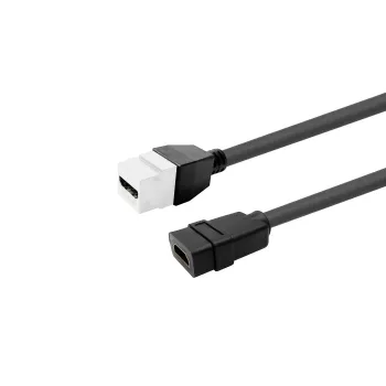 VivoLink PROKEYHDMIFF0.2W HDMI moteriškas keystone įdėklas baltas