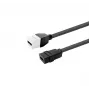 VivoLink PROKEYHDMIFF0.2W HDMI moteriškas keystone įdėklas baltas