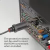 HDMI kabelis Lindy 38527 10 m HDMI Type A kištukas–kištukas HDMI 2.1 48 Gbit/s auksuoti kontaktai juodas