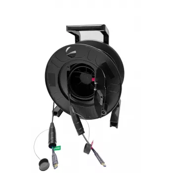Vivolink PROHDMIOP100AM-DRUM HDMI kabelis 100 m HDMI A tipo (standartinis) Juoda