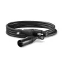 RØDE XLR3M garso kabelis 3 m XLR juodas Kištukas Į Lizdą