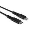Lindy 2m sustiprintas USB Type C į Lightning įkrovimo ir sinchronizavimo kabelis