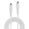 Lindy 1 m USB Type C – Lightning laidas, baltas