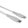 Lindy 1 m USB Type C – Lightning laidas, baltas