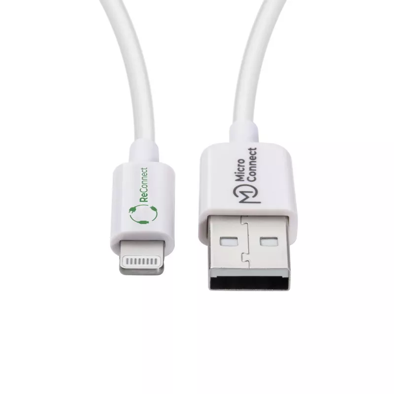 MicroConnect ECO-LIGHTNING0.15 Lightning laidas 0,15 m Baltas