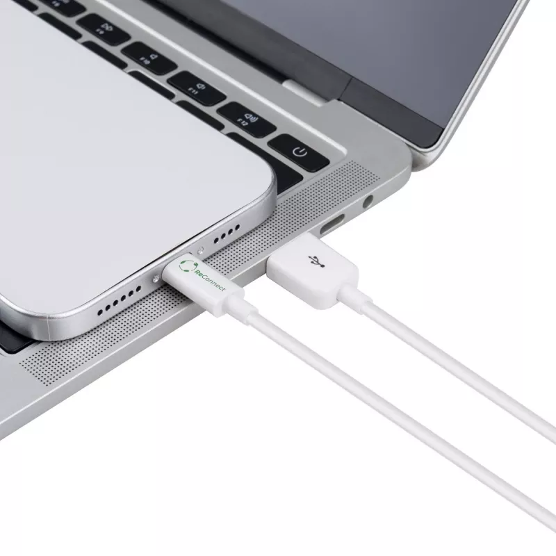 MicroConnect ECO-LIGHTNING0.15 Lightning laidas 0,15 m Baltas