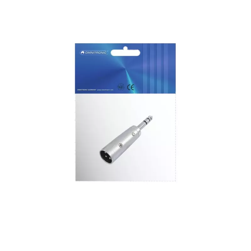 Adapteris XLR 3-pin – 6,3 mm lizdas Omnitronic 30226455